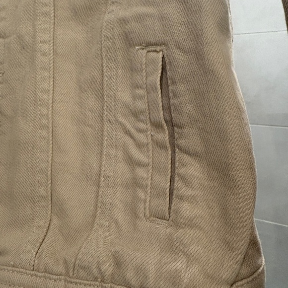๐งฅ Girls Tractr Tan Denim Jacket - Size MD (EUC) ๐ค - Picture 6 of 7